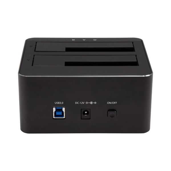 StarTech.com Dubbel Dockningsstation för SATA HDD - för 2 x 2,5 / 3,5\" SATA SSD / HDD - Hot Swap - Hårddisk