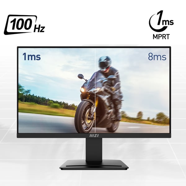 MSI Pro MP2412 computerskærm 60,5 cm (23.8") 1920 x 1080 pixel Fuld HD LCD Sort