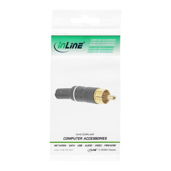 InLine 99110P kabelsamler RCA Sort