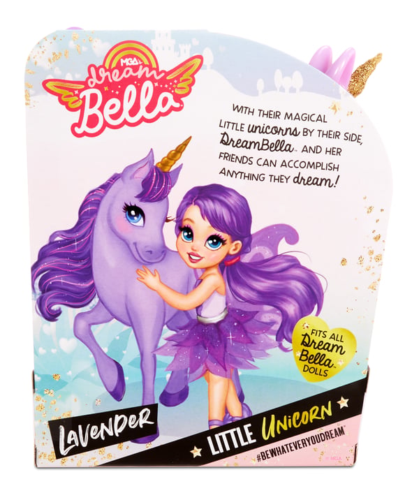 MGA's Dream Bella Little Unicorn – Lavender Djur till docka