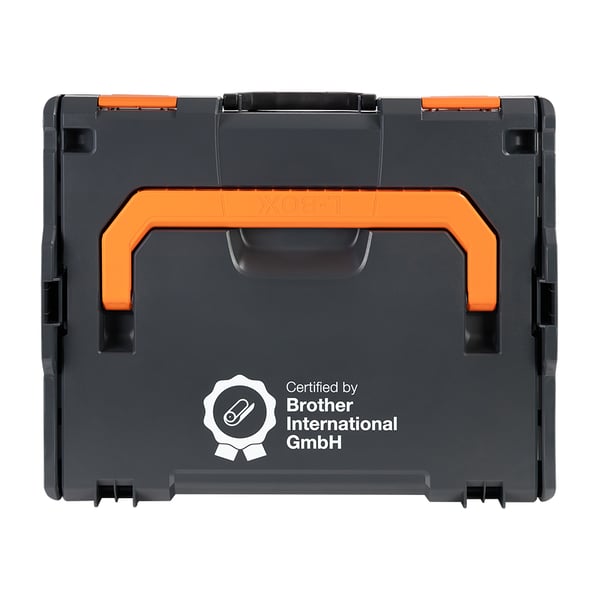 Brother ZPTOUCHLBOXXKOMPL varustekotelo Kovakuorinen kotelo Musta, Oranssi Brother ZPTOUCHLBOXXKOMPL varustekotelo Kovakuorinen kotelo Musta, Oranssi