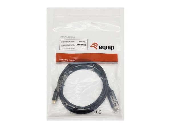 Equip 133416 videokabeladapter 2 m USB Type-C HDMI Typ A (standard) Grå, Svart