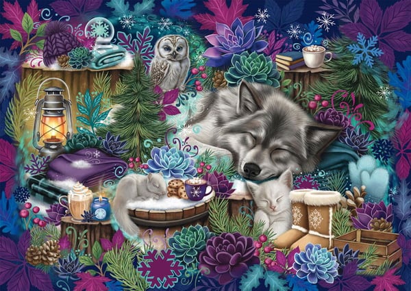 Schmidt® Spiele 58829 pussel 1000 styck Flora och fauna