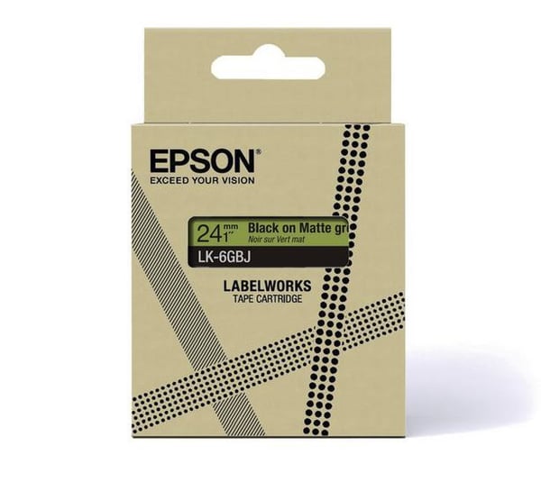 Epson C53S672078 utskriftsbara etiketter Svart, Blå