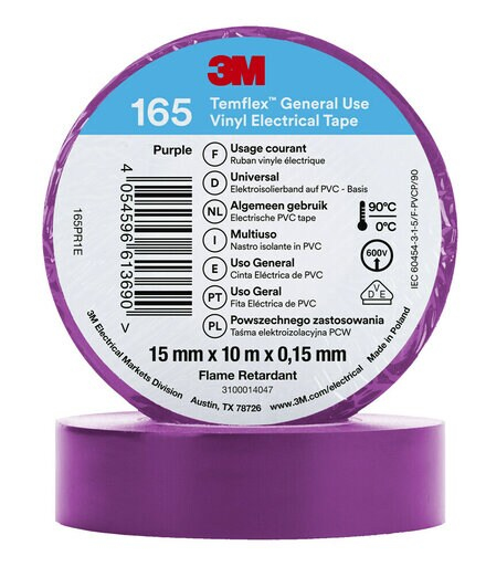 3M 165PR1E elektrisk tape 1 stk