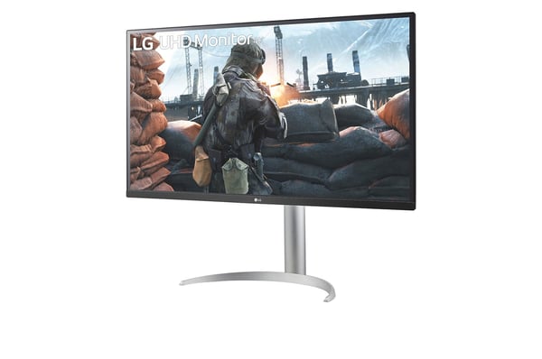 LG 27BP55U-B platta pc-skärmar 68,6 cm (27") 3840 x 2160 pixlar 4K Ultra HD LED Silver