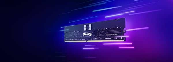 Kingston Technology FURY 64GB 6400MT/s DDR5 ECC Reg CL32 DIMM (sæt med 4) Renegade Pro EXPO