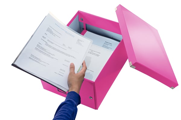 Leitz Click & Store WOW Medium Förvaringslåda, 85% återvunnen kartong