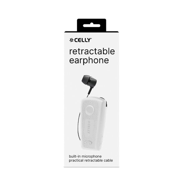 Celly BHCLIP Kuulokkeet Langallinen In-ear Puhelut/Musiikki/Urheilu/Päivittäinen USB Type-C Valkoinen