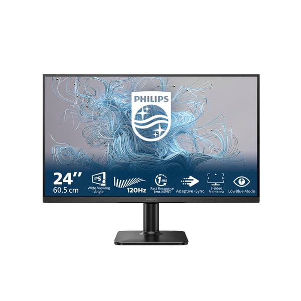 Philips 1000 series 24E2N1110/00 platta pc-skärmar 60,5 cm (23.8") 1920 x 1080 pixlar Full HD LCD Svart