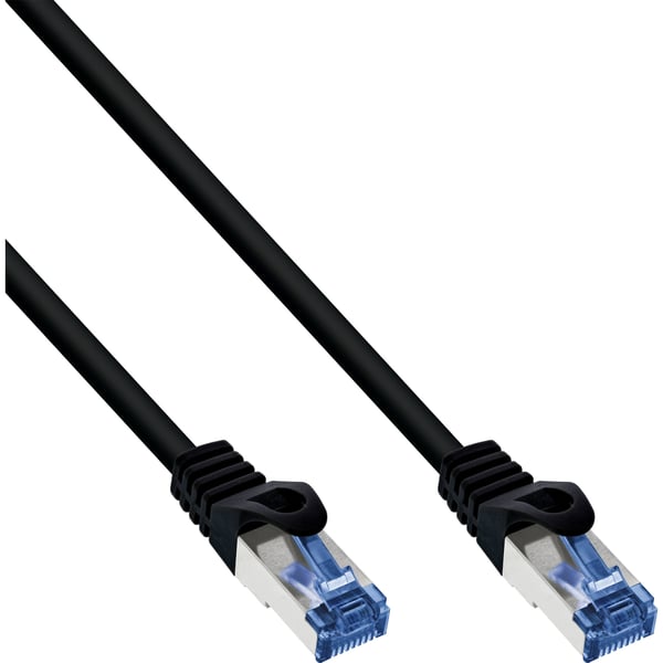 InLine 72800S netværkskabel Sort 10 m Cat6a S/FTP (S-STP)