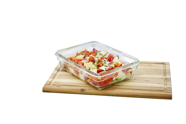 Tefal MasterSeal N10411 Rektangulær Kasse 2 L Transparent, Rød 1 stk