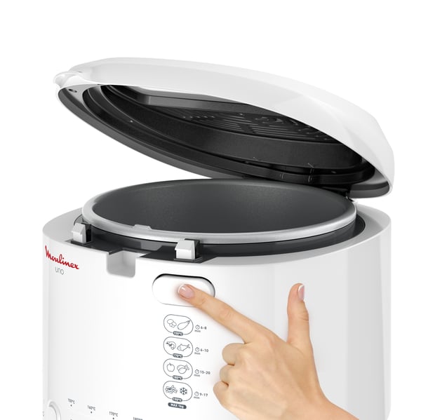 Moulinex AF2031 Yksi Erillinen 1600 W Rasvakeitin Valkoinen