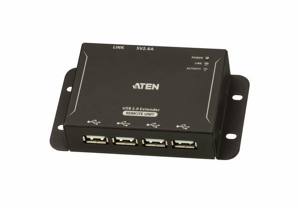 ATEN 4-portars USB 2.0 CAT 5-extender (upp till 50 m)