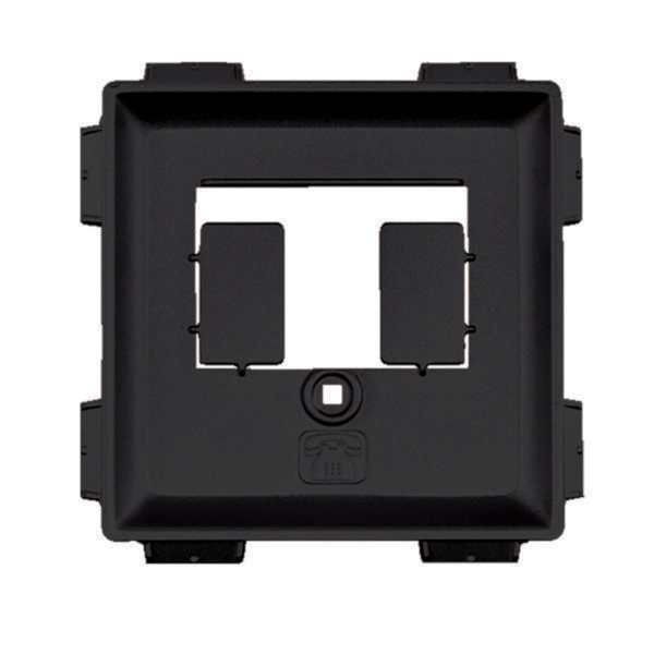 Legrand 756492 kontaktplade & kontakthætte Sort