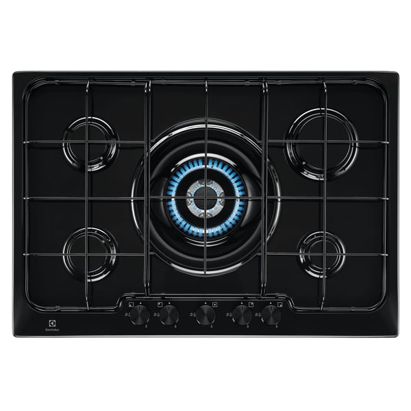 Electrolux PN750UV Sort Indbygget 75 cm Gaskomfur 5 zone(s) Electrolux PN750UV Sort Indbygget 75 cm Gaskomfur 5 zone(s)