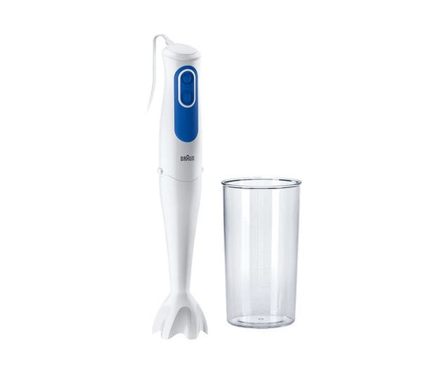 Braun MQ 3000 Smoothie 0,6 L Nedsænkning blender 700 W Blå, Hvid