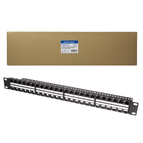 LogiLink NK4045 patchpaneler 1U