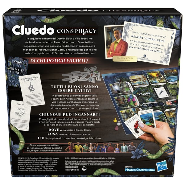 Cluedo Clue Conspiracy Brætspil Udledning