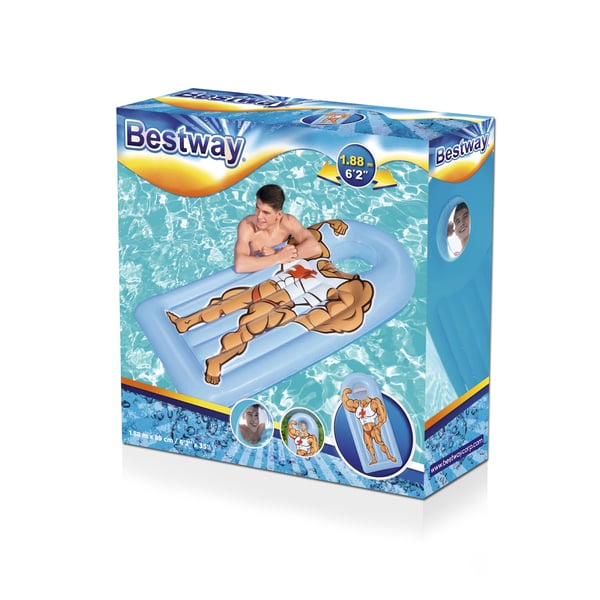 Bestway 43421 pool- och badmadrass Blå Bild PVC