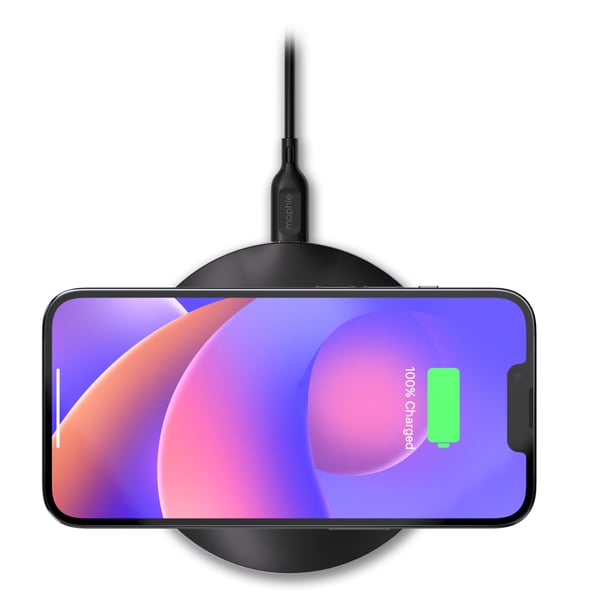 mophie essentials wireless charging pad 15W Smartphone Svart USB Trådlös laddning inomhus