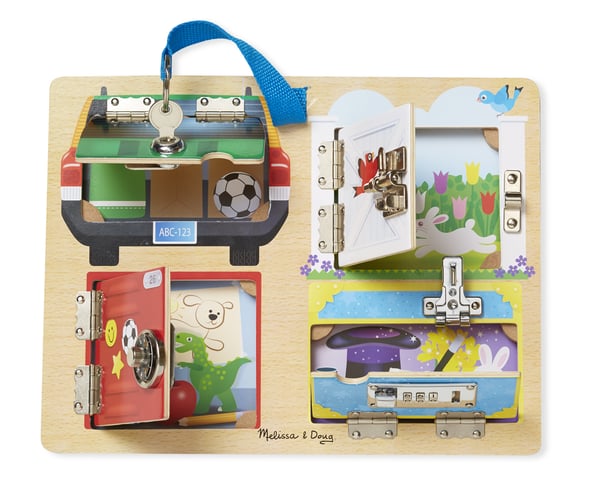 Melissa & Doug Lock And Latch Board
