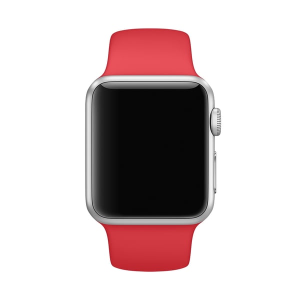 Apple MLD82ZM/A Smart bærbart (wearable) tilbehør Band Rød Fluoroelastomer