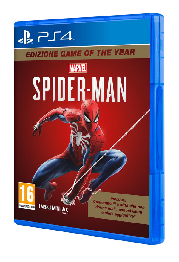Sony Interactive Entertainment Marvel's Spider-Man Game Of The Year Italia PlayStation 4