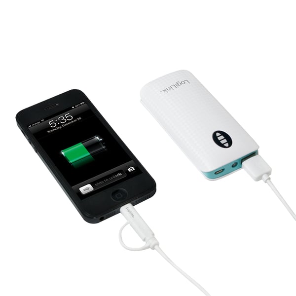 LogiLink CU0118 USB-kabel 1 m Micro-USB A USB A Hvid