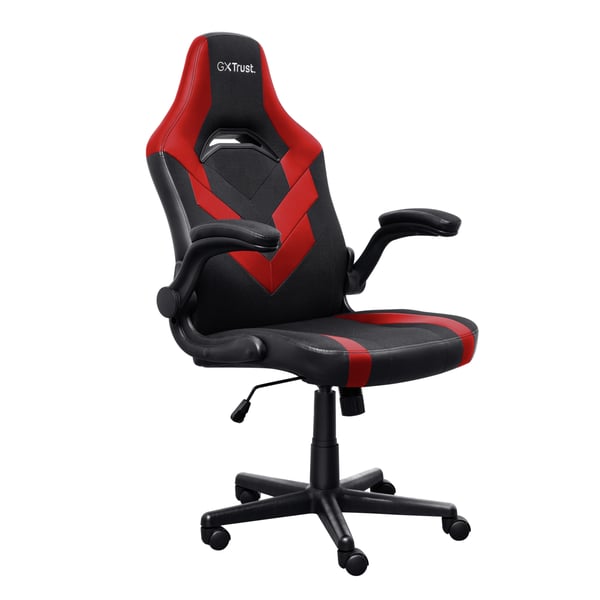 Trust GXT 703R RIYE Universal gamingstol Sort, Rød Trust GXT 703R RIYE Universal gamingstol Sort, Rød