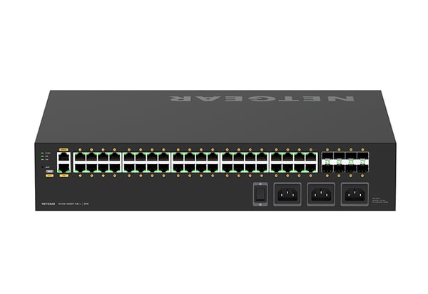 NETGEAR GSM4248UX hanterad L2/L3 Gigabit Ethernet (10/100/1000) Strömförsörjning via Ethernet (PoE) stöd 2U Svart