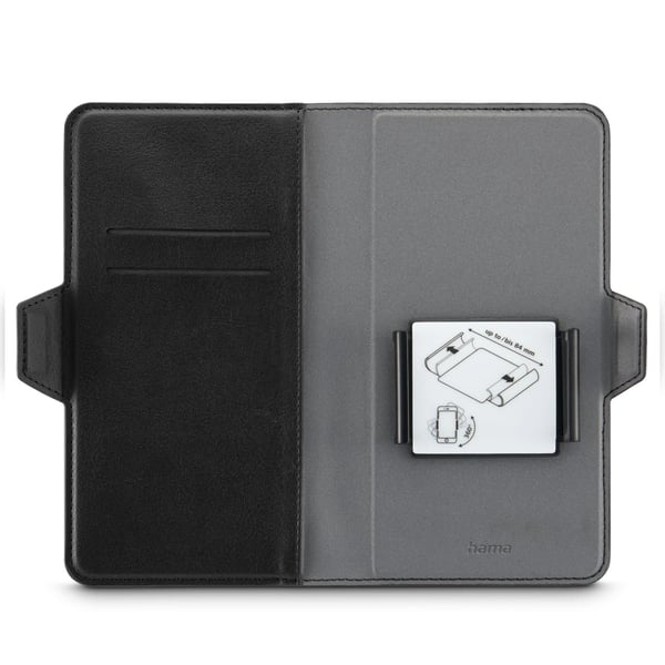 Hama 00118895 mobiltelefon etui 15,5 cm (6.1") Folie Sort