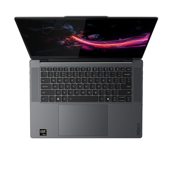 Lenovo Yoga Pro 7 15ASH11 Copilot+ PC AMD Ryzen AI Max+ 388 Laptop 38,9 cm (15.3") Berøringsskærm 2.5K 32 GB LPDDR5x-SDRAM 1 TB SSD Wi-Fi 7 (802.11be) Windows 11 Pro Grå Tysk