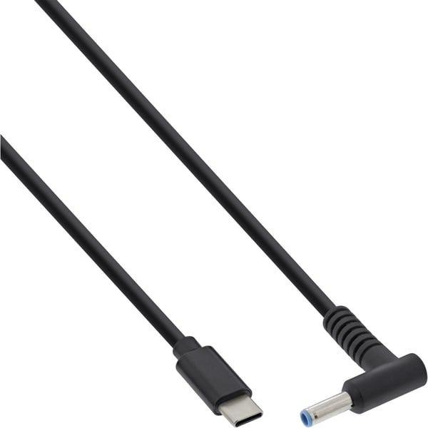 InLine 26674 el-ledning Sort 2 m USB C EIAJ-02 (4.0 mm, 1.7 mm)