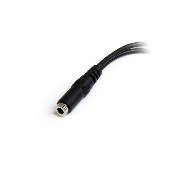 StarTech.com 3,5 mm ljuduttag Y-kabel - Headset-splitter