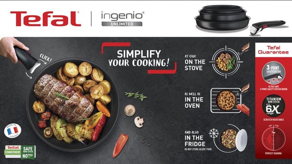 Tefal L76329 pann- och grytset