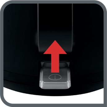 Tefal KO2008 vattenkokare 1,7 l 2400 W Svart