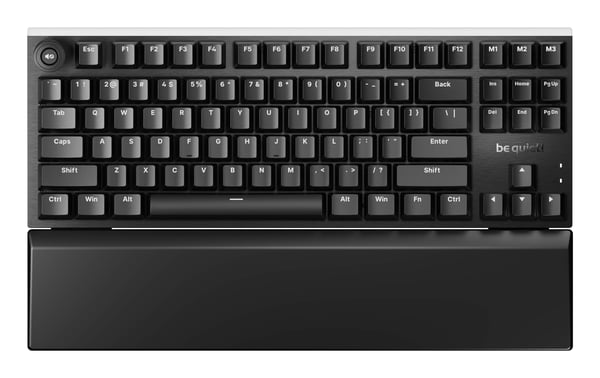 be quiet! Light Mount TKL US - Silent Linear tastatur Spil USB QWERTY US engelsk Sort
