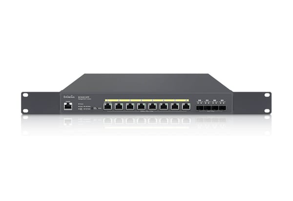 EnGenius ECS5512FP verkkokytkin Hallittu L2+ 10G Ethernet (100/1000/10000) Power over Ethernet -tuki Musta