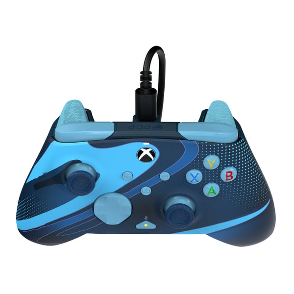 PDP REMATCH GLOW Advanced Blå USB Spelplatta Analog / Digital PC, Xbox One, Xbox Series S, Xbox Series X