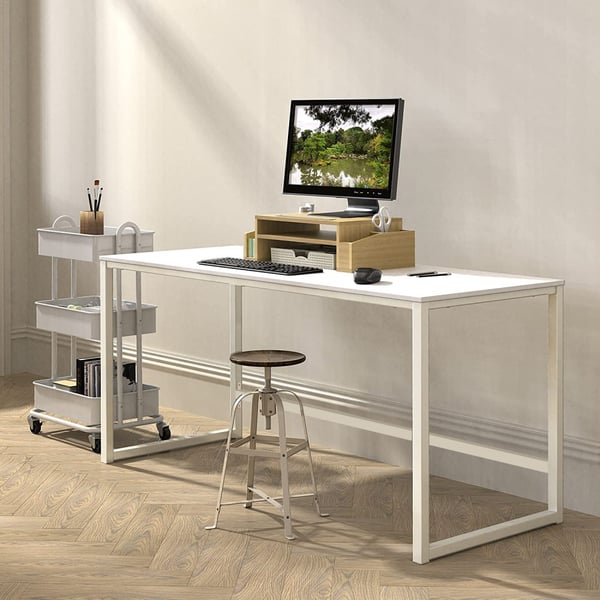 Techly ICA-TB 3545W tietokonepöytä Valkoinen
