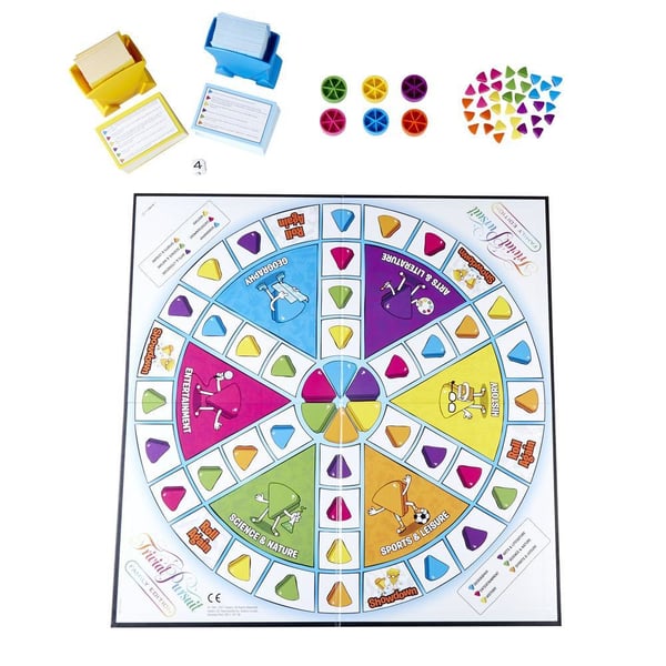 Hasbro Gaming Trivial Pursuit Family Edition Brädspel Frågespel
