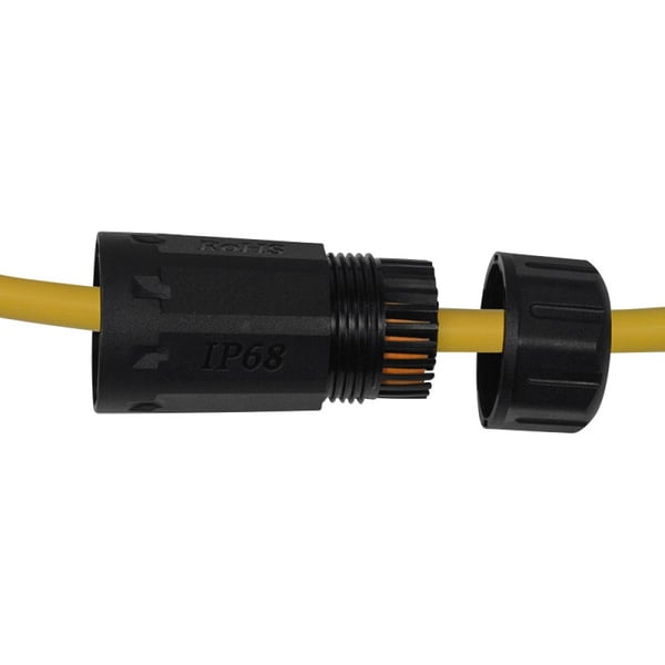 TECHLY RJ45 ensidig hermetisk IP68 Cat6A SFTP-stik