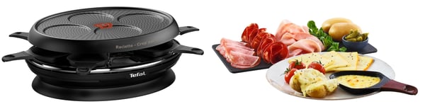 Tefal Store'Inn RE320812 raclettegrill 8 personer 1050 W Svart