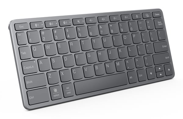 Lenovo Multi-Device Wireless Keyboard tyska USB Type-C Grå