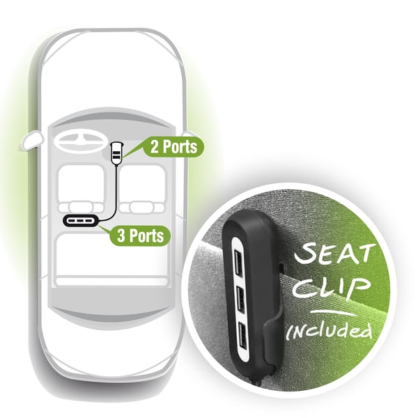 Ewent EW1355 mobiililaitteen laturi Universaali Musta, Harmaa Tupakansytytin Auto