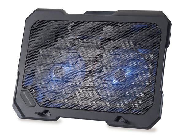 Conceptronic THANA01B kylningsdynor för bärbara datorer 39,6 cm (15.6") Svart