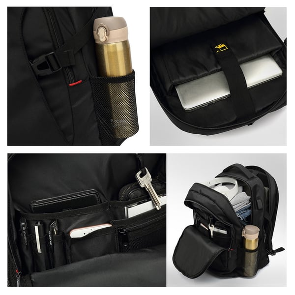 Ewent EW2526 taske og etui til laptop 39,6 cm (15.6") Rygsæk Sort