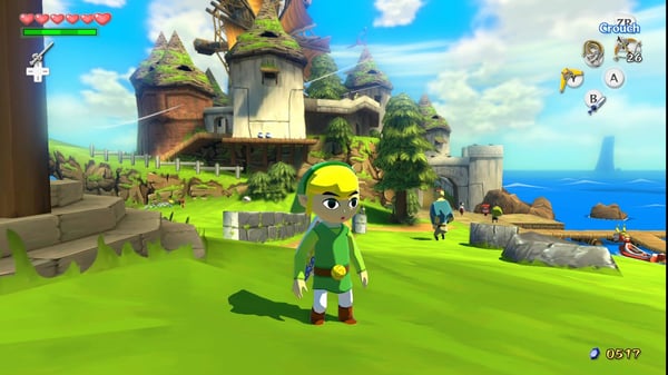 Nintendo The Legend of Zelda : The Wind Waker HD - Selects Tyska, Engelska, Spanska, Franska, Italienska Wii U