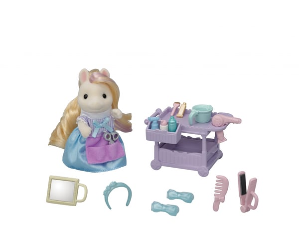 Sylvanian Families Pony Frisør legesæt med figur